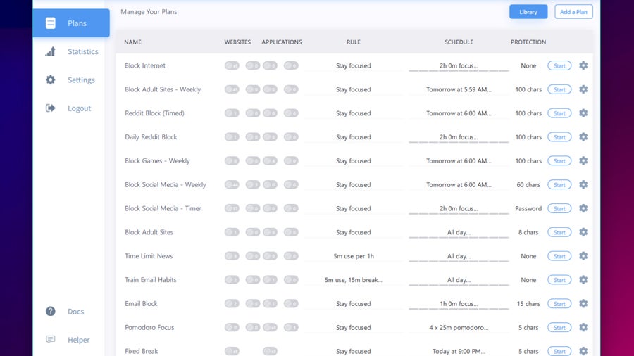 FocusMe productivity app