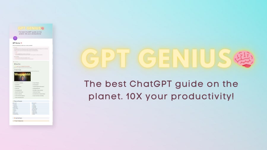GPT Genius Prompt Guide